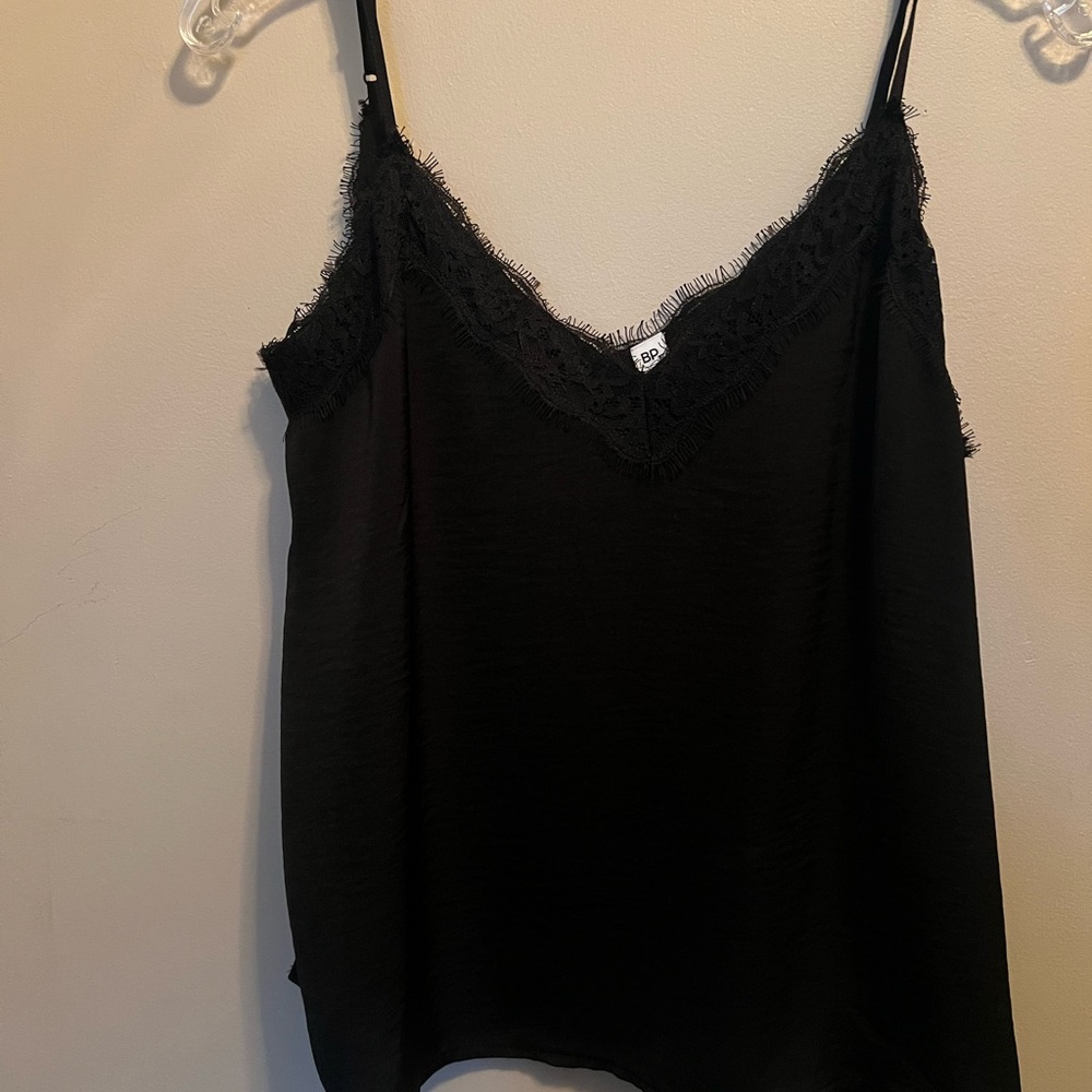 BP Black Lace Trim Camisole